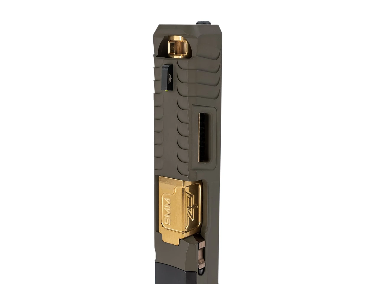 Zaffiri IBS Ported Barrel for Glock 19 Gen 5 in Gold PVD New! BA-G19G5-CP-GLD