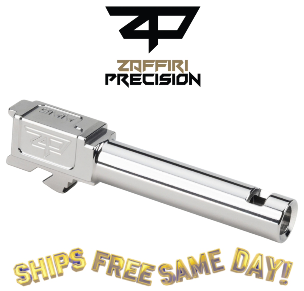 Zaffiri IBS Ported Barrel Glock 19 Gen 5 Polished Stainless New! BA-G19G5-CP-SS