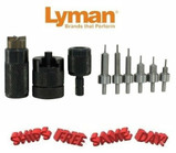 Lyman E-ZEE TRIM Hand Case Trimmer PSTL SET Includes Six Pilots 7821892 New!