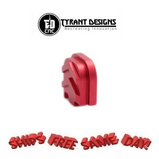 Tyrant Designs Glock43 Slide Cover Plate, RED NEW!! # TD-G43SP-R