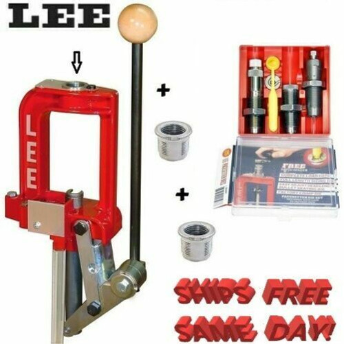 Lee Breech Lock Press 90588 w/ 3 Bushings &3 Die Set for 30/06 Springfield 90508 Lee Breech Lock Press 90588 w/ 3 Bushings &3 Die Set for 30/06 Springfield 90508