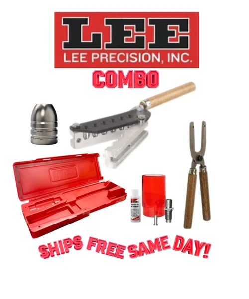 Lee 6 Cav Combo w/ Handles & Sizing Kit for 44 Spc/ 44 Rem Mag/ 44-40 WCF 90428