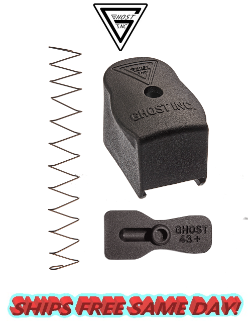 Ghost Inc  G43 EMR Magazine Extnsion for Glock 43 NEW! # Gho_G43plus_2