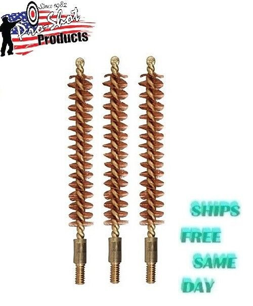 Pro-Shot Benchrest Quality Rfl. Bore Brush 375 Cal Pack of 3 # 375R