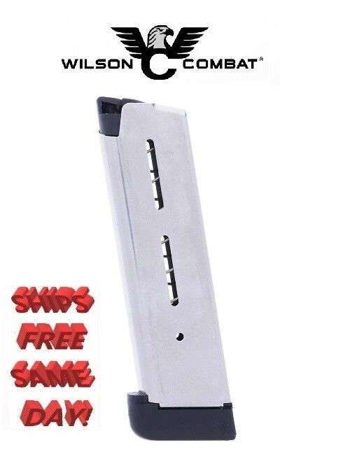 Wilson Combat 1911 Magazine .45 ACP, Full-Size, 8 Round, Extended Base Pad  47DE