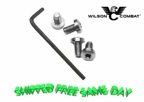 Wilson Combat Stainless Steel Grip Screws for 1911 (4-PACK) with Hex Key #  313S
