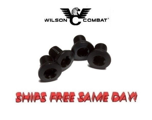 Wilson Combat Grip Screws, Torx Head, Slim Line, Blue, Package of 4, # 601B