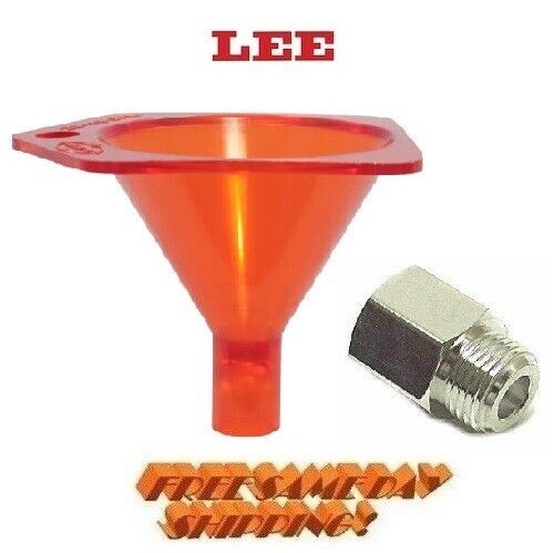 Lee Powder Funnel 22 to 45 Cal. + Powder Funnel Adapter Combo 90190 + SE2168