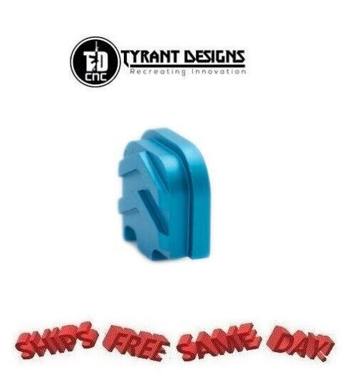 Tyrant Designs Glock Gen 5 Slide Cover Plate, BLUE New! # TD-G5SP-BLUE Tyrant Designs Glock Gen 5 Slide Cover Plate, BLUE New! # TD-G5SP-BLUE