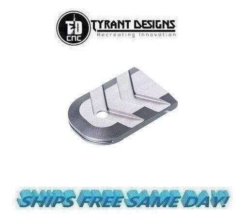 Tyrant CNC Glock 43x/48 SA15 Magazine Baseplate, Aluminum TD-GFP43X-S15-Mag-Alu Tyrant CNC Glock 43x/48 SA15 Magazine Baseplate, Aluminum TD-GFP43X-S15-Mag-Alu