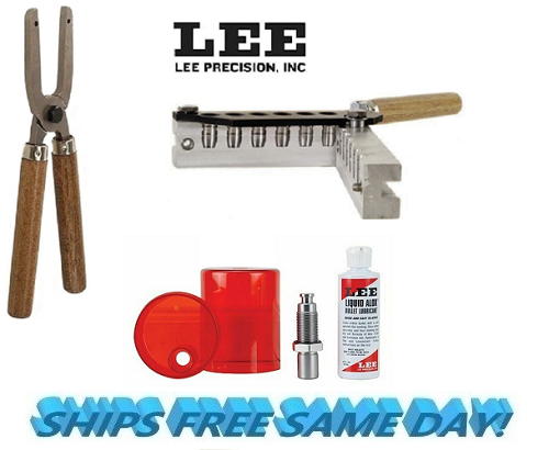 Lee 6 Cav Mold w/ Handles & Sizing Kit 38 Spl 357 Mag 38 Colt NP/ 38 S&W 90692