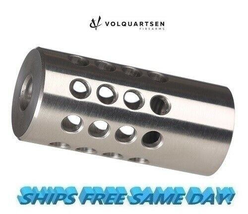 Volquartsen 32-Hole Compensator, Ruger 10/22 0.920 Bull Barrel, SS #VC1032‑S‑920