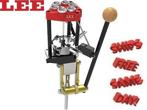 Lee Six Pack Pro 6000 Progressive Press for 7.5x55 Swiss with 4 DIES, New! Lee Six Pack Pro 6000 Progressive Press for 7.5x55 Swiss with 4 DIES, New!