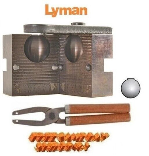 Lyman 1 Cavity Mold 690 Dia for 12 gauge Round Ball with Handles  # 2645690 New! Lyman 1 Cavity Mold 690 Dia for 12 gauge Round Ball with Handles  # 2645690 New!