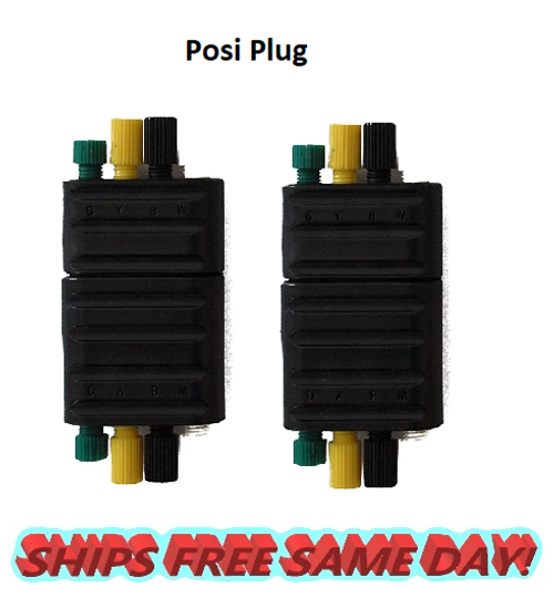 Posi-Plug 2 PACK of 16-18 ga. 4 Wire Quick Disconnect NEW!!  # PP418