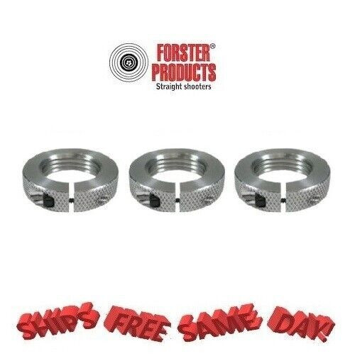 Forster Cross Bolt Die Locking Ring 7/8"-14 Thread, 3 Pack NEW!!!