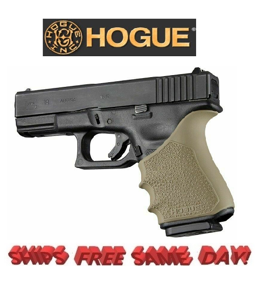 Hogue GLOCK 19, 23, 32, 38 (Gen 3-4): HandALL Beavertail Grip Sleeve - FDE