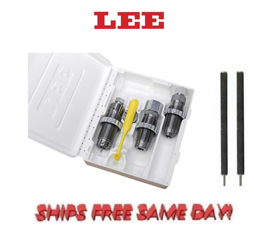 Lee CARBIDE 3-Die Set for 380 ACP 90625 with 2 Decapping Pins 90027   New!