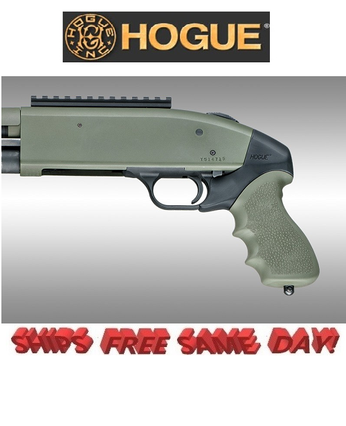 Hogue Mossberg 500 12 & 20 Gauge OverMolded Tamer Grip OD Green New! # 05114