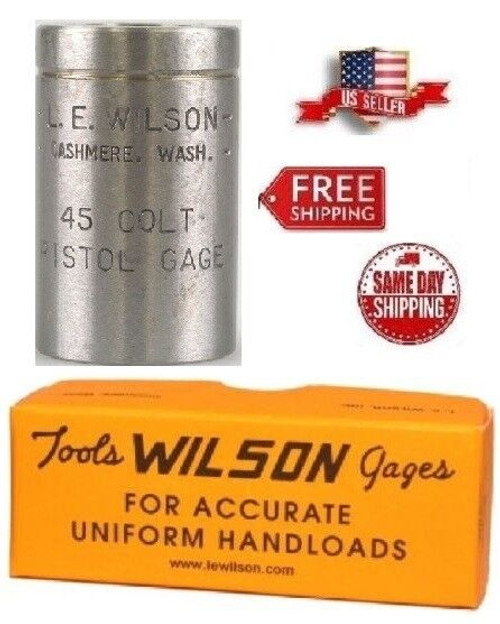 L.E. Wilson Max Cartridge Gauge 45 Colt # PMG-45C  Brand New Free Shipping!