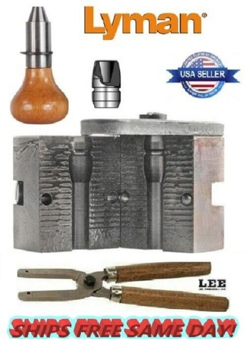 Lyman 1 Cav Mold w/ Handles for H.Pt Mold 9mm / 38 Spec, 356 Dia,124 Gra 2650637 Lyman 1 Cav Mold w/ Handles for H.Pt Mold 9mm / 38 Spec, 356 Dia,124 Gra 2650637