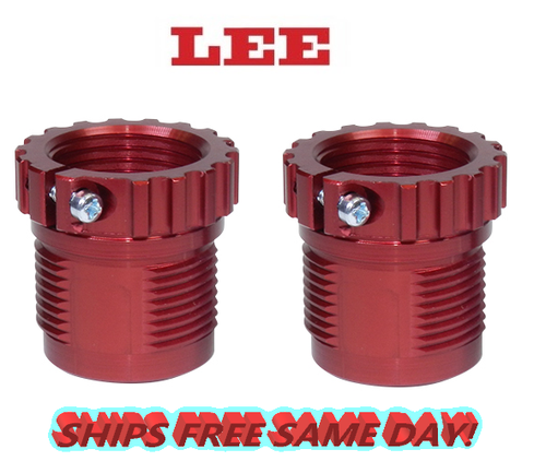 Lee Precision Spline Drive Breech Lock Bushings RED - 2 Pack NEW!! 90063