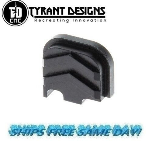 Tyrant Designs Glock43 Slide Cover Plate, BLACK! NEW!! # TD-G43SP-BLK