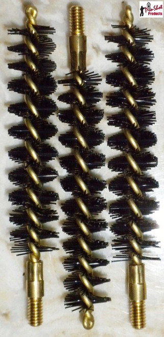 Pro-Shot Rfl. Bore Cleaning Brush Nylon 45 Cal Pack of 3  # 45NR New!