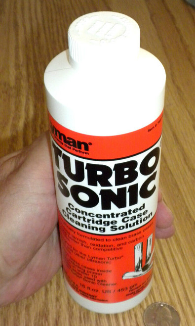 7631705 Lyman Turbo Sonic Ultrasonic Case Cleaning Solution Liquid 16 Fluid oz.