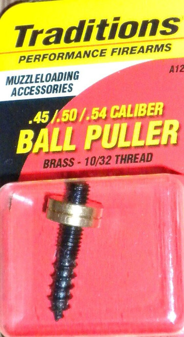 Traditions Brass Ball Puller for .45 -.50 -.54 Cal 10/32 Thread   # A1280  New! Traditions Brass Ball Puller for .45 -.50 -.54 Cal 10/32 Thread   # A1280  New!
