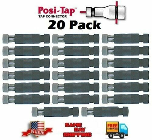 Posi-Tap (EX-255) Reusable Wire tap 12-18 Awg, 20 pack PTA1218M NEW!!