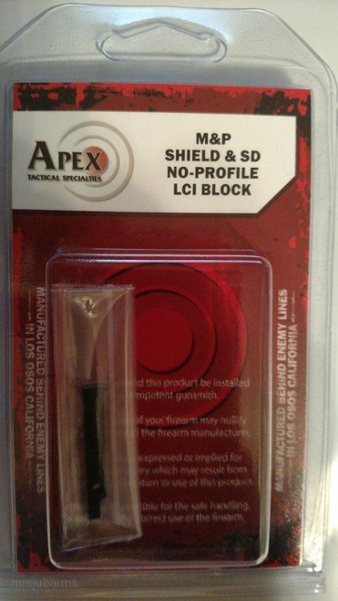 Apex No-Profile Loaded Chamber Indicator LCI Block for M&P Shield / SD 100-077