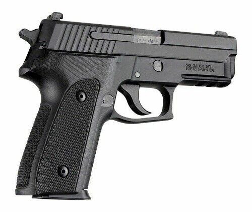 Hogue Grip For Sig P228, P229 DA/SA - Checkered G-10 Black NEW!! # 28179 Hogue Grip For Sig P228, P229 DA/SA - Checkered G-10 Black NEW!! # 28179