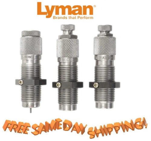 Lyman Carbide 3 Die Set  Seating, Sizing and Expanding Dies for 380 ACP 7680112