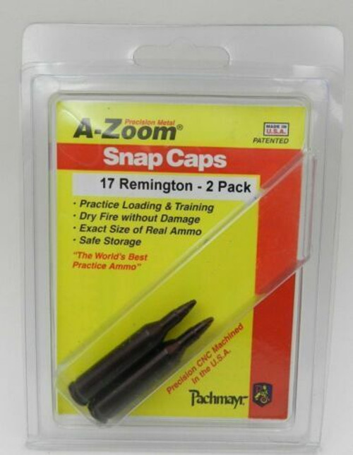 A-ZOOM Action Proving Dummy Round Snap Cap 17 REMINGTON  2- Pack 12217 New! A-ZOOM Action Proving Dummy Round Snap Cap 17 REMINGTON  2- Pack 12217 New!