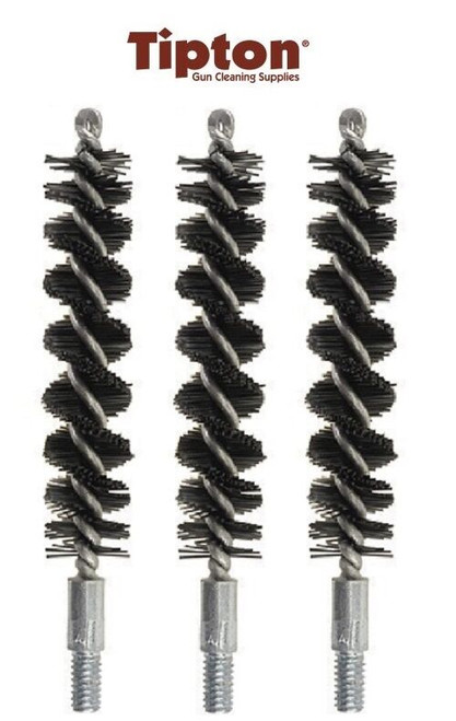 Tipton Nylon Bristle Bore Brush  375 Cal  Pack of 3   # 468709   New!