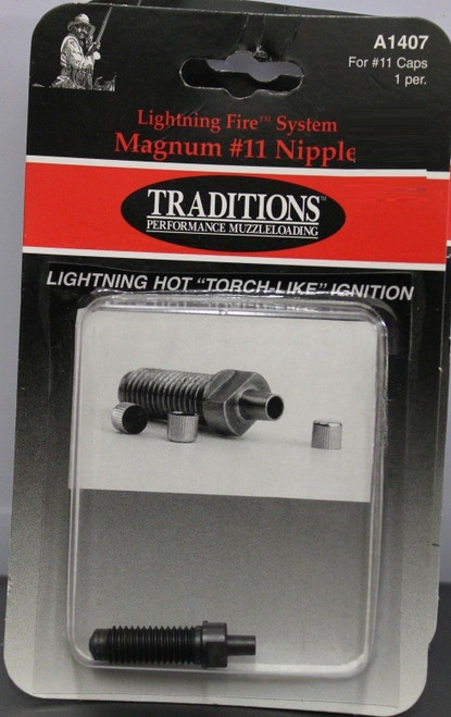 Traditions A1407 # 11 Percussion Thunder Nipple M8 Metric Thread #11 New! Traditions A1407 # 11 Percussion Thunder Nipple M8 Metric Thread #11 New!