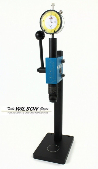 K&M / L.E. Wilson LEFT HANDED Arbor Press w/ Standard Force Ram & Dial Indicator K&M / L.E. Wilson LEFT HANDED Arbor Press w/ Standard Force Ram & Dial Indicator