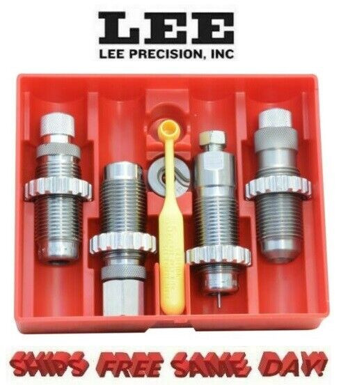 Lee Precision Deluxe Carbide 4 Die Set for 9mm Luger # 90963 Brand New!