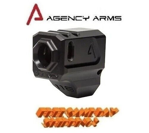 Agency Arms 118 Dual Port Smith & Wesson M&P9 1.0 Compensator NEW! # 118-M1-BLK