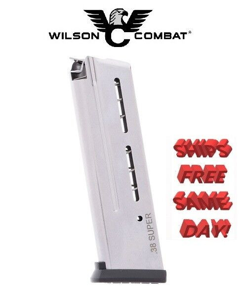 Wilson Combat 1911 ETM Magazine, 10 Round, .38 Super, ETM BasePad NEW! # 500-38S
