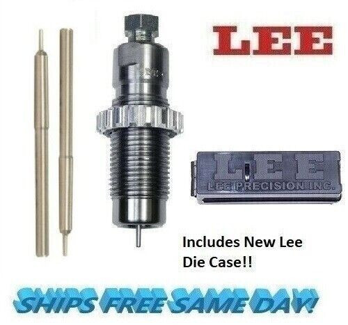 Lee Precision Full Length Sizing Die for 222 Rem & 2 Decapping Pins SE2172