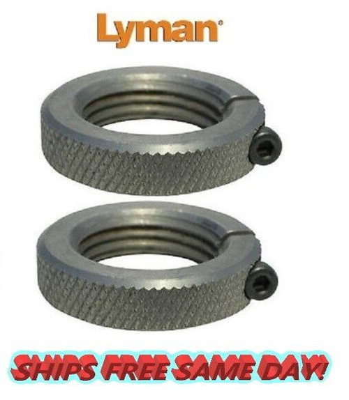 Lyman TWO PACK Steel Split Lock Rings for 7/8 x 14 Dies # 7631304 New! Lyman TWO PACK Steel Split Lock Rings for 7/8 x 14 Dies # 7631304 New!