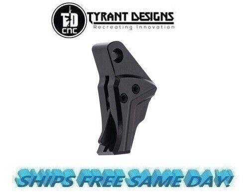 Tyrant Designs Glock Gen 5 Compatible Trigger,BLACK/BLACK TD-GTRIG-5-BLACK-BLACK Tyrant Designs Glock Gen 5 Compatible Trigger,BLACK/BLACK TD-GTRIG-5-BLACK-BLACK