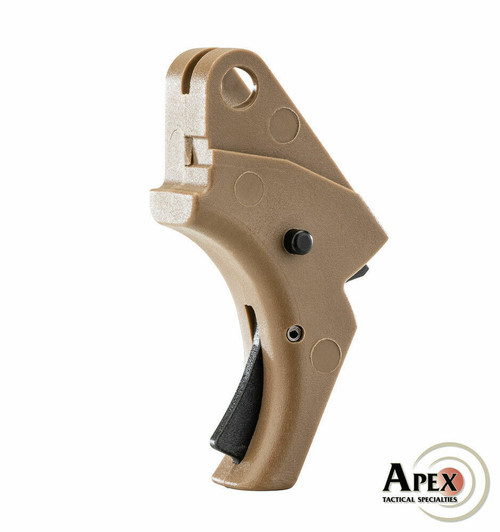 Apex Tactical Polymer Action Enhance Trigger Kit FDE for S&W SD SD-VE 107-145-F Apex Tactical Polymer Action Enhance Trigger Kit FDE for S&W SD SD-VE 107-145-F
