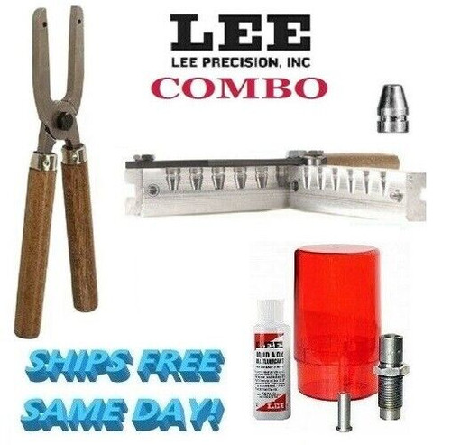 Lee 6 Cav Combo w/ Handles & Sizing Kit for 9mm/ 38 Super/ 380 ACP 90387+90046 Lee 6 Cav Combo w/ Handles & Sizing Kit for 9mm/ 38 Super/ 380 ACP 90387+90046