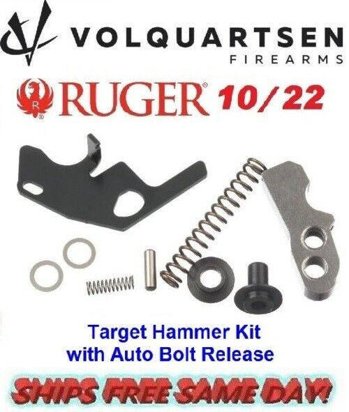 Volquartsen Bolt Release and Hammer Pack for Ruger 10/22, Black NEW! # VC10HB-B