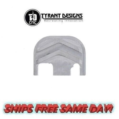 Tyrant Designs Glock Gen 1-4 Slide Cover Plate, ALUMINUM, NEW! # TD-G1-4SP Tyrant Designs Glock Gen 1-4 Slide Cover Plate, ALUMINUM, NEW! # TD-G1-4SP