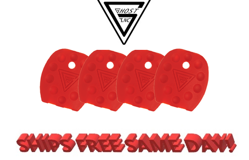 Ghost Inc RED MOAB- Mother of all Baseplates for Glocks, 4 PACK # GHO_MOAB_RED