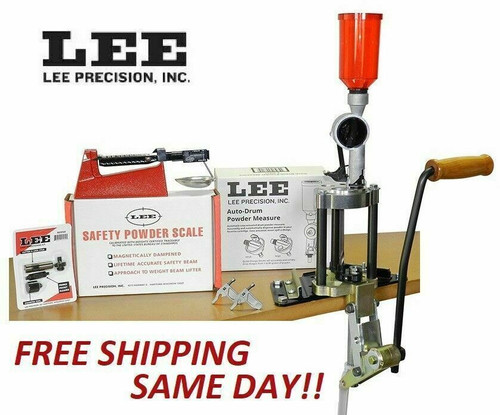 LEE Value 4-Hole Turret Press KIT 90928 for 223 Rem + Ultimate 4-Die Set 90694 LEE Value 4-Hole Turret Press KIT 90928 for 223 Rem + Ultimate 4-Die Set 90694